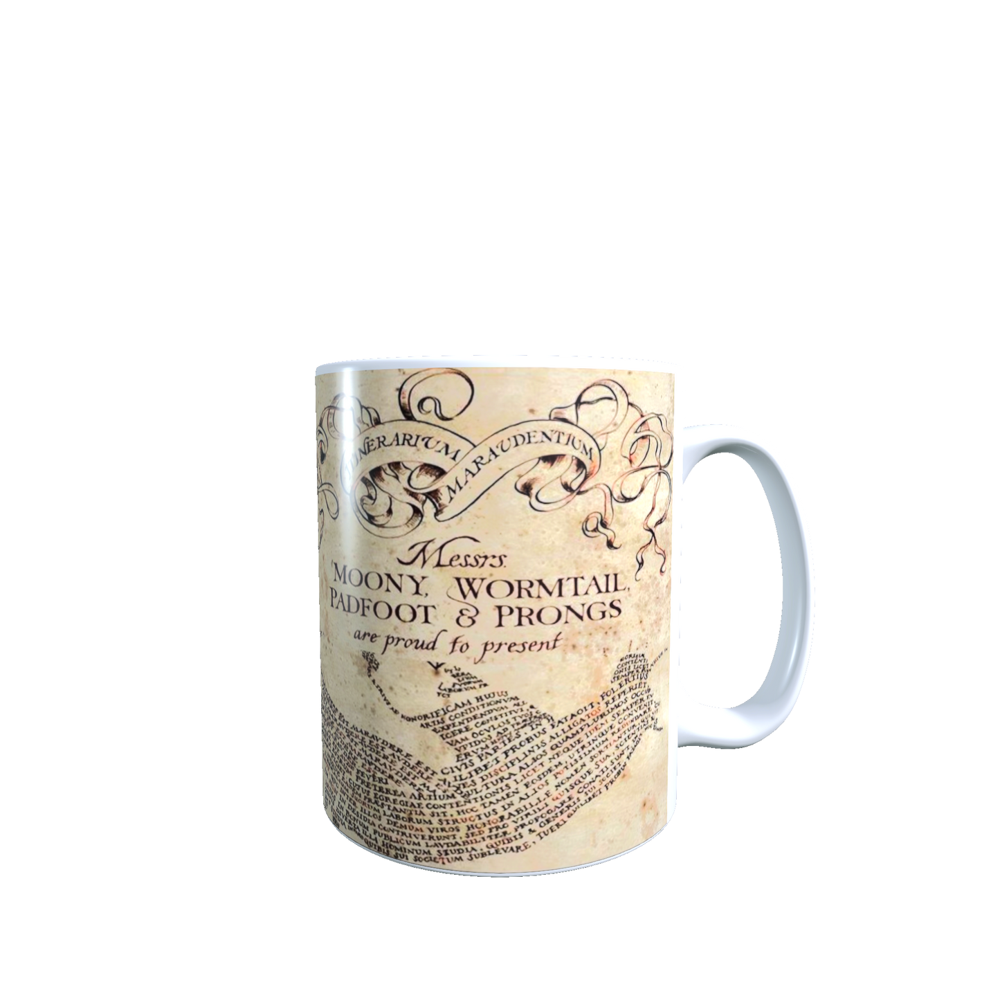 Taza - Tazón Harry Potter, Mapa del Merodeador