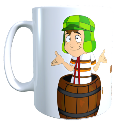 Taza - Tazón Chavo del 8 - Frase: No me tienen paciencia