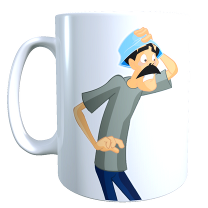 Taza - Tazón Chavo del 8, Don Ramón - Frase: Ningún trabajo es malo..