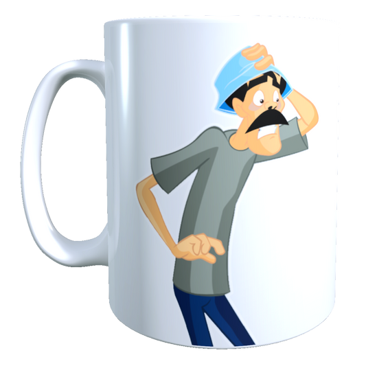 Taza - Tazón Chavo del 8, Don Ramón, Frase: Con Permisito dijo Monchito..