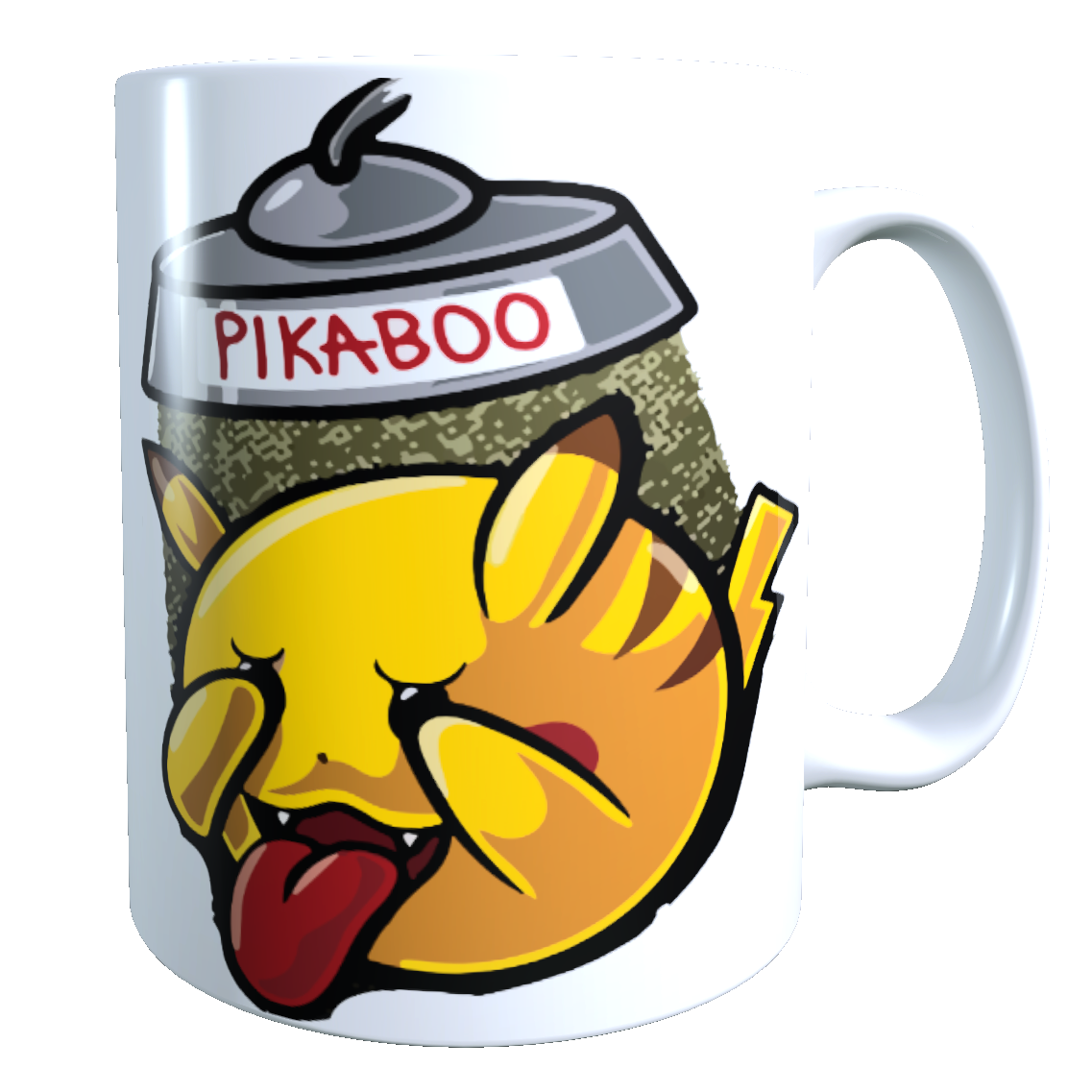 Taza - Tazón Pikachu - Boo (Super mario Bros - Pokemon) Pikaboo