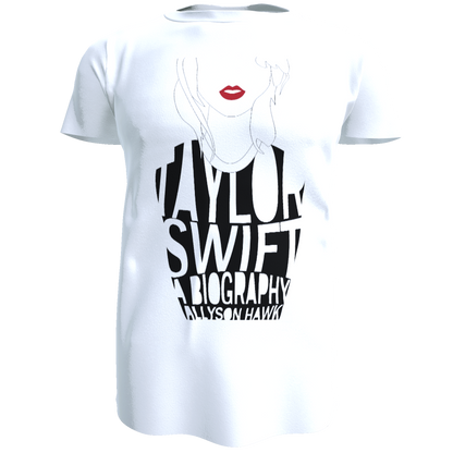 Polera Taylor Swift - Labios Rojos (100% Algodón)