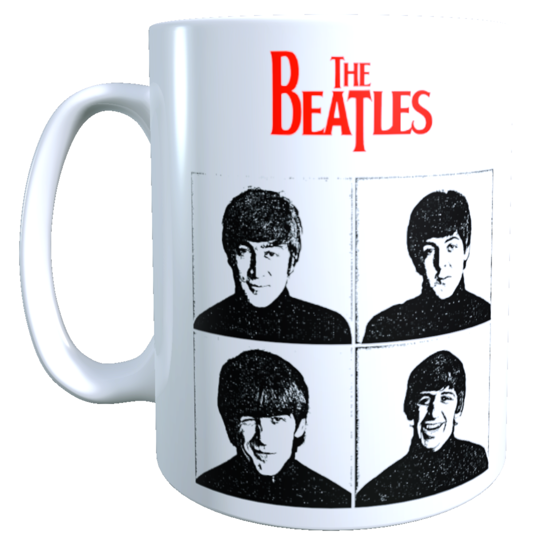 Taza - Tazón The Beatles ROJO