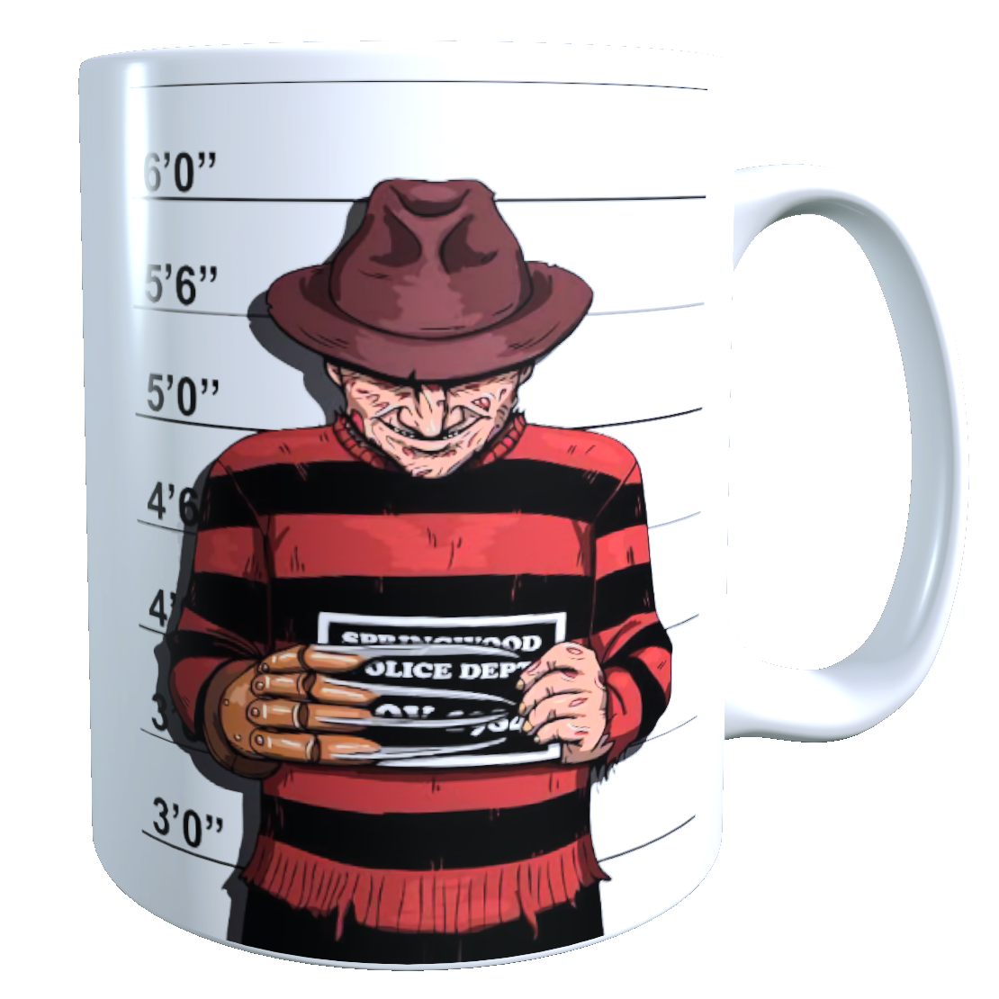 Taza - Tazón Freddy Krueger / Pesadilla en la Calle Elm