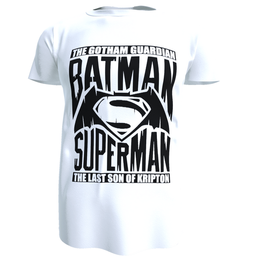 Polera Liga De La Justicia / Batman Y Superman Mix (100% Algodón)