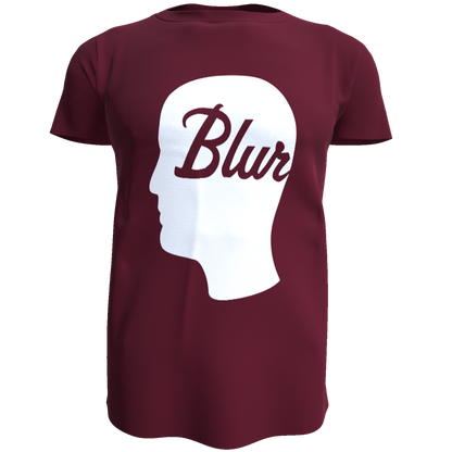 Polera Blur (100% Algodón) Bordó