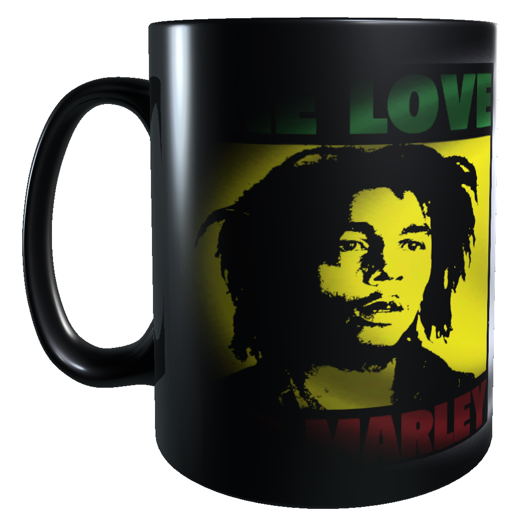 Taza - Tazón MAGICO Cambia Color - Bob Marley, One Love