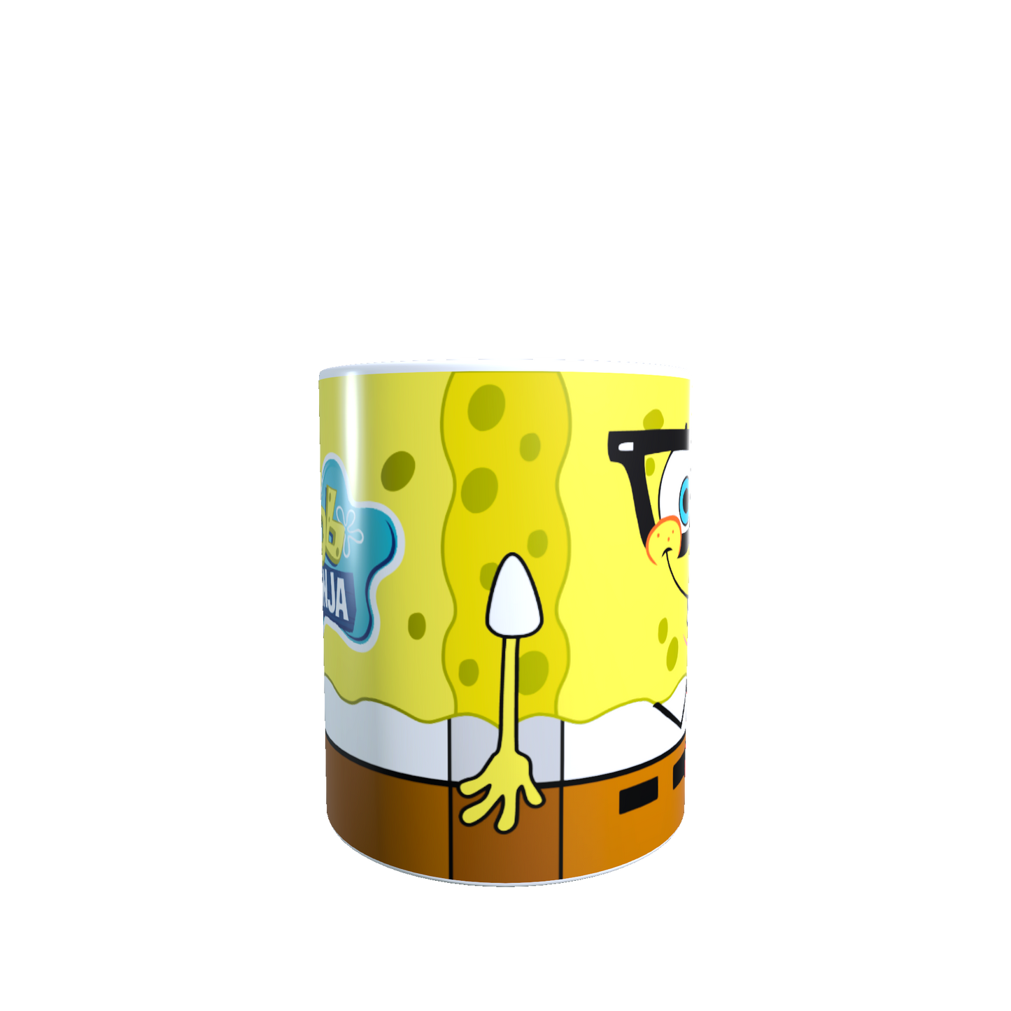 Taza - Tazón Cara de Bob Esponja con Lentes