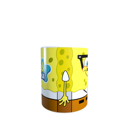 Taza - Tazón Cara de Bob Esponja con Lentes