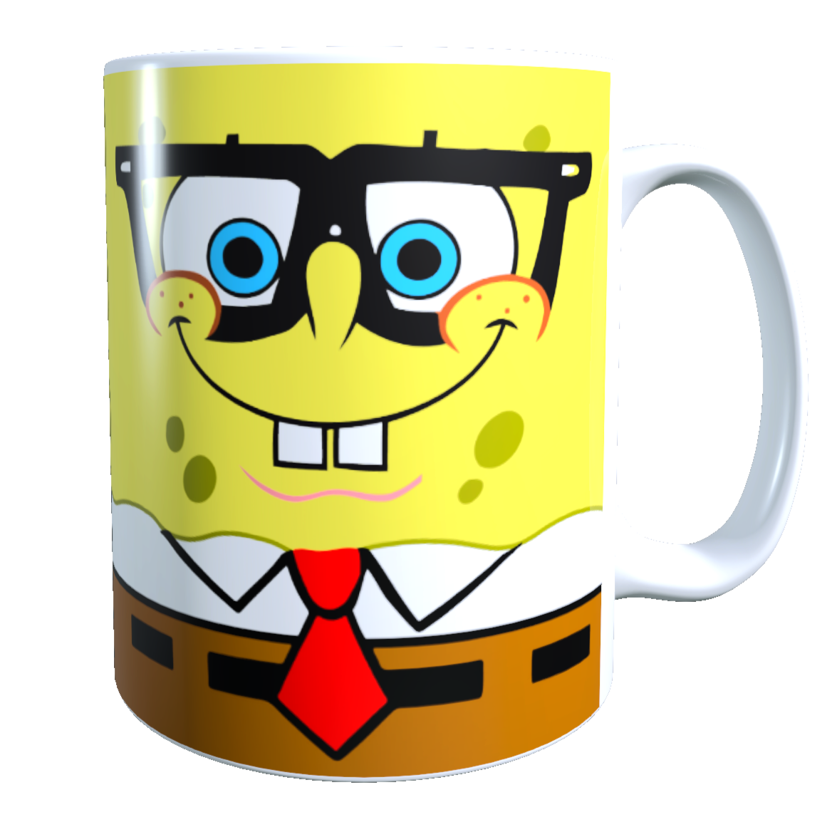 Taza - Tazón Cara de Bob Esponja con Lentes