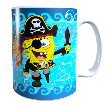 Taza - Tazón Bob Esponja Pirata