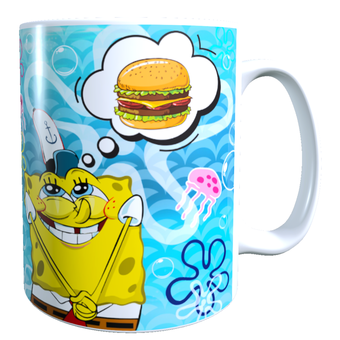 Taza - Tazón Bob Esponja y Cangreburger