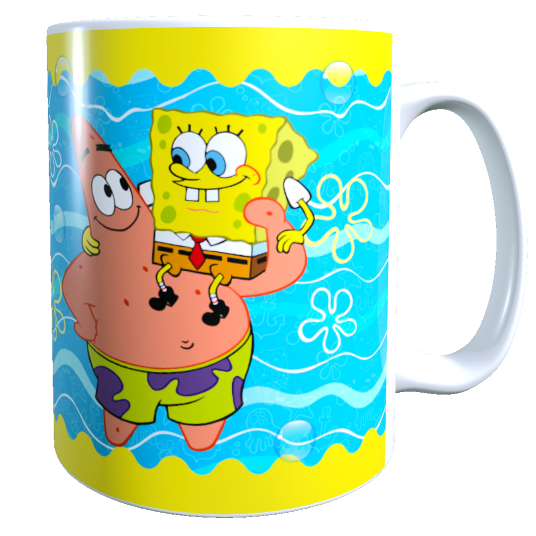 Taza - Tazón Bob Esponja y Patricio Estrella