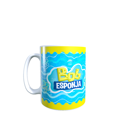 Taza - Tazón Bob Esponja y Patricio Estrella