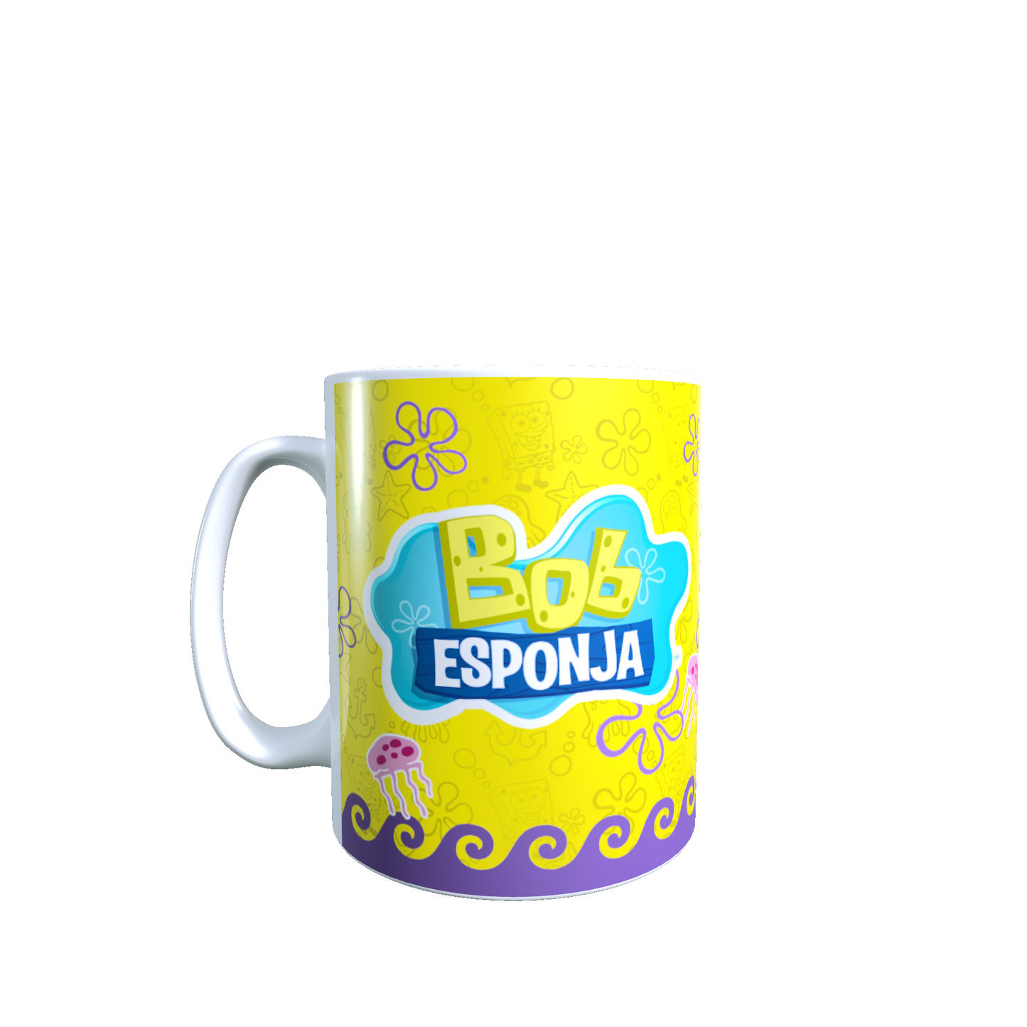 Taza - Tazón Bob Esponja y Patricio en pijama