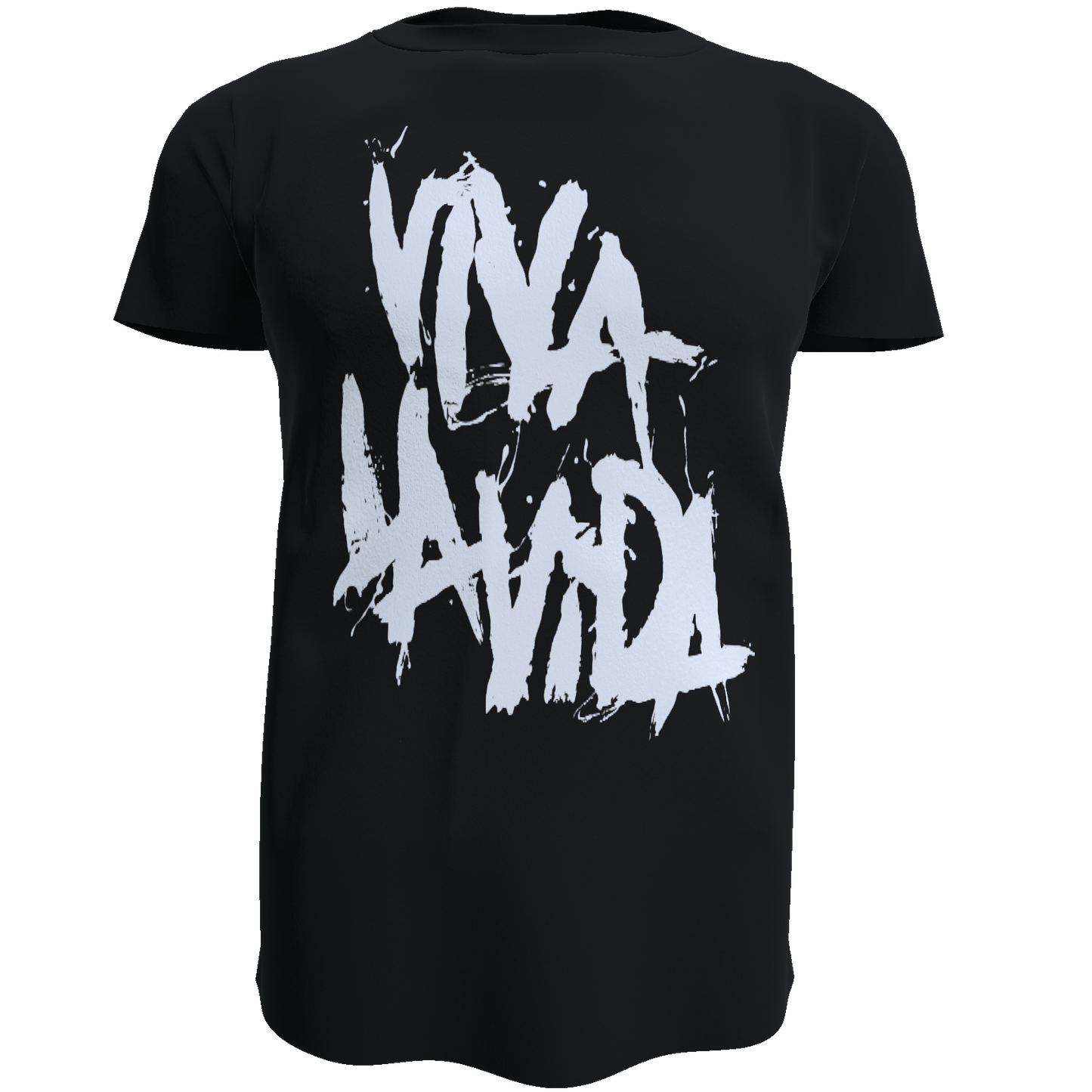 Polera Negra Diseño Coldplay- Viva la Vida (100% Algodón)