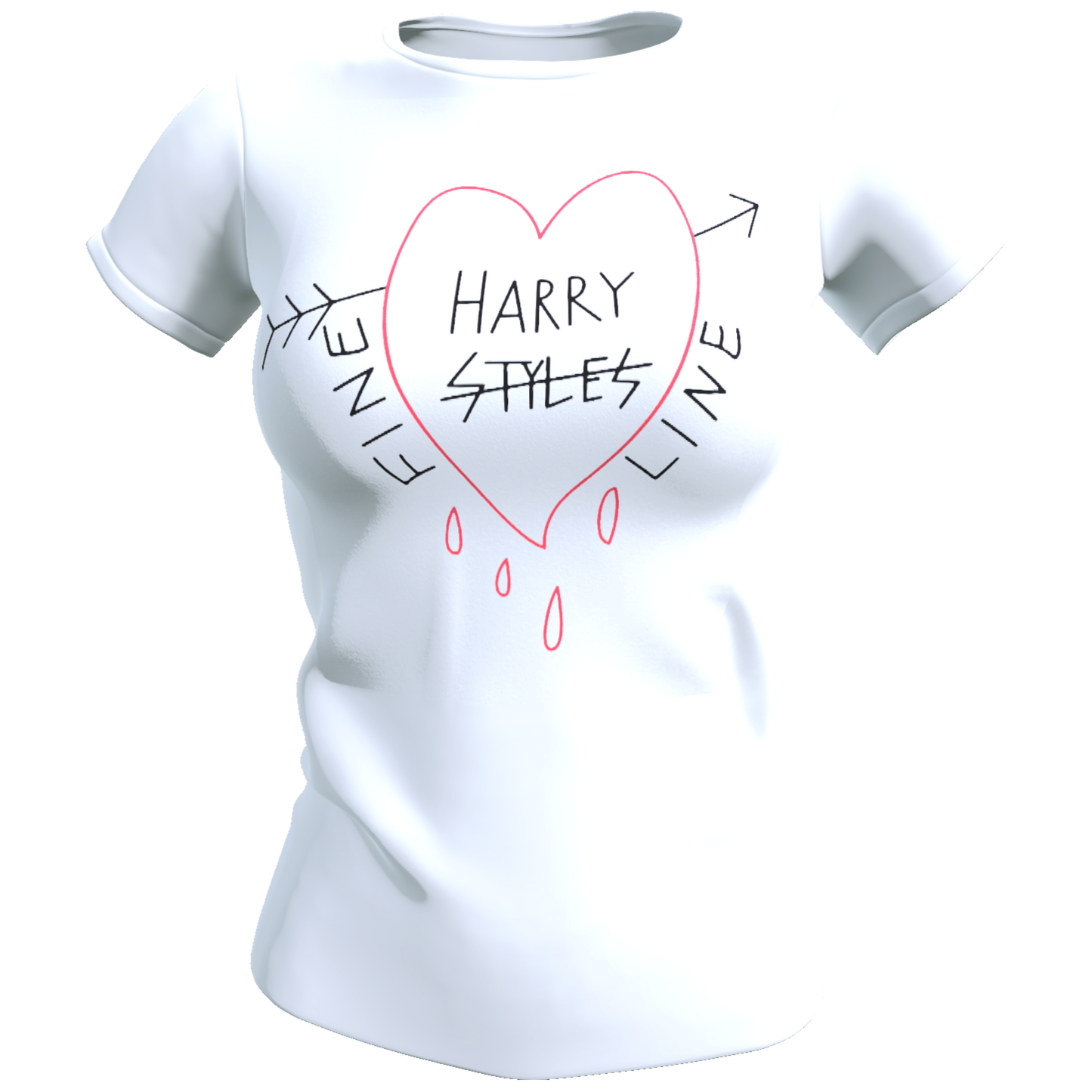 Polera Mujer Harry Styles / Fine Line (100% Algodón)