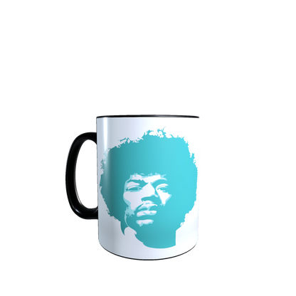 Taza - Tazón MAGICO Cambia Color - Jimi Hendrix (celeste)