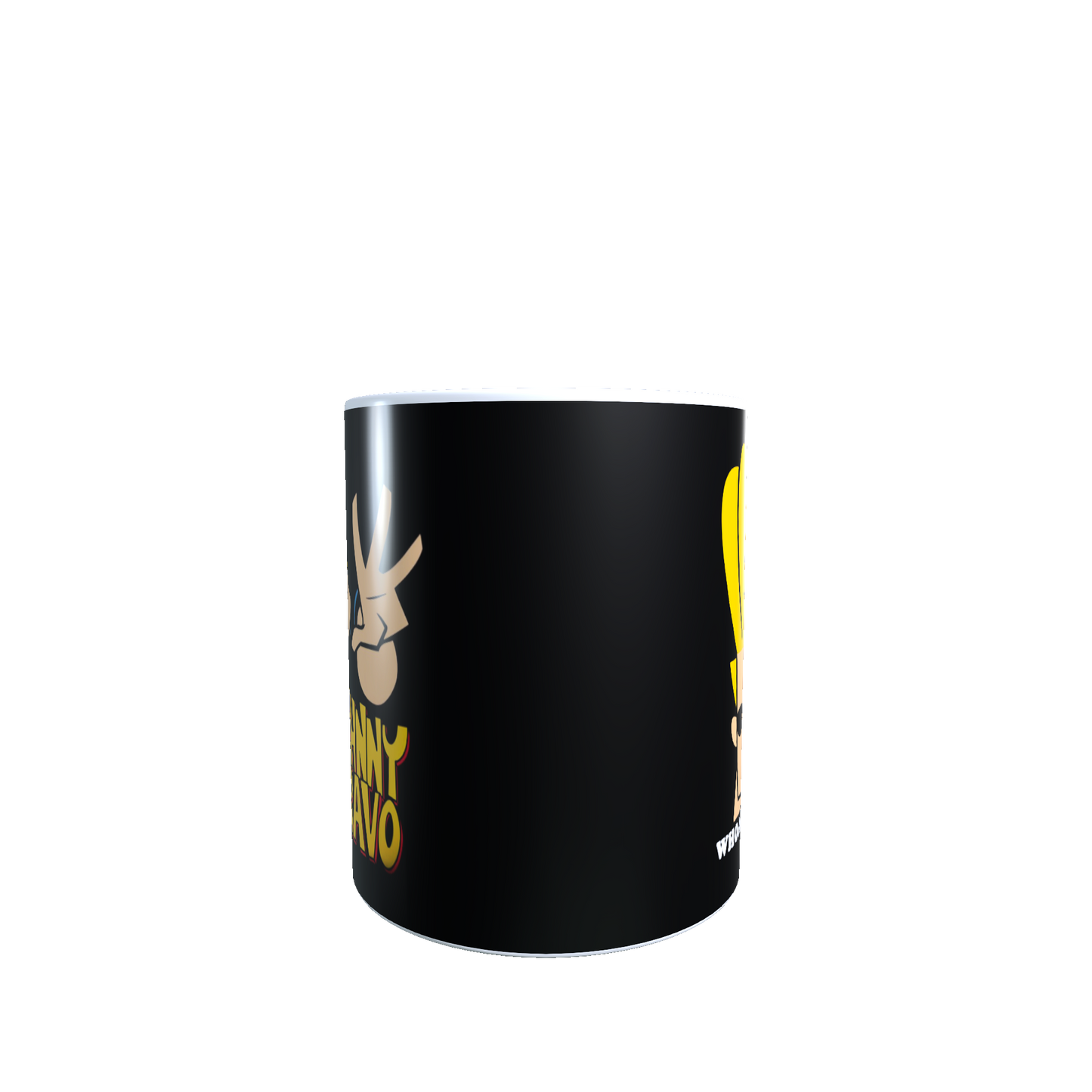 Taza - Tazón Johnny Bravo (FONDO NEGRO)