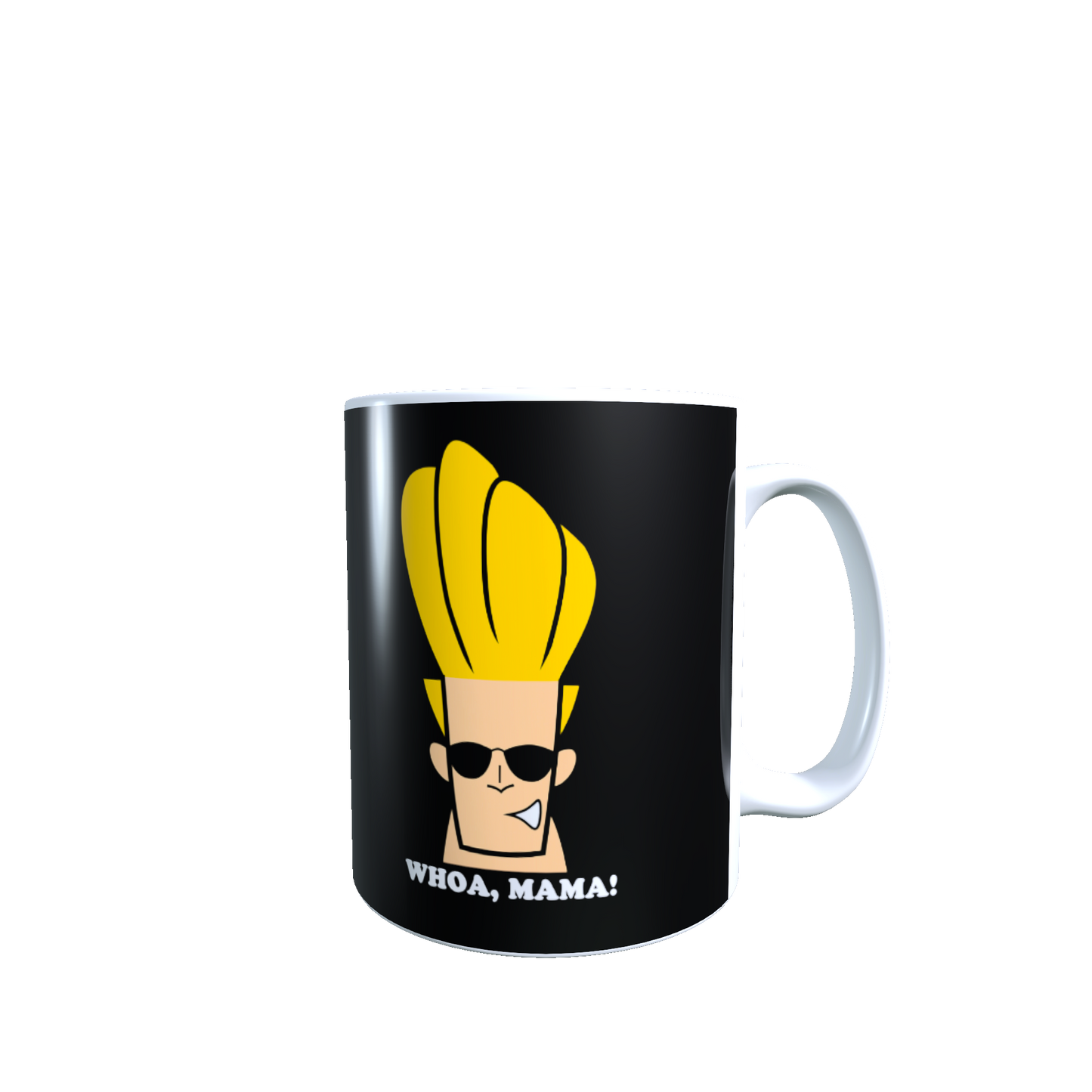 Taza - Tazón Johnny Bravo (FONDO NEGRO)