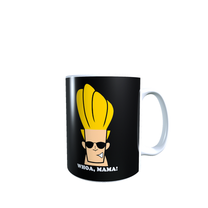 Taza - Tazón Johnny Bravo (FONDO NEGRO)