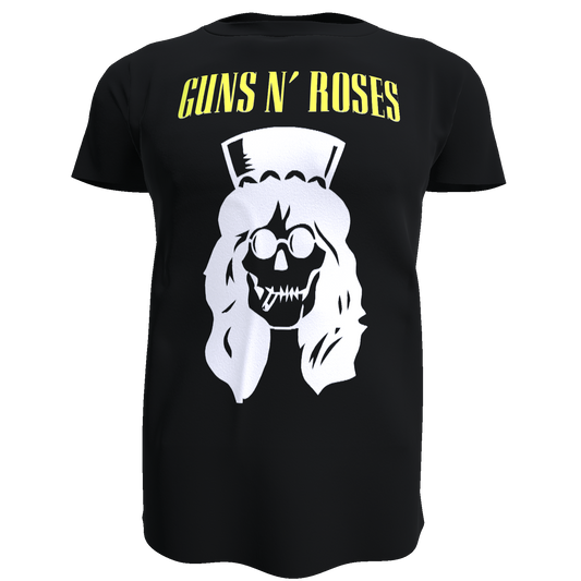 Polera Guns and Roses / Slash Calavera (100% Algodón)