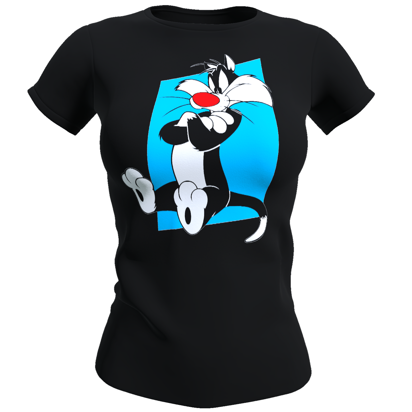 Polera Mujer Gato Silvestre / Looney Tunes (100% algodón)