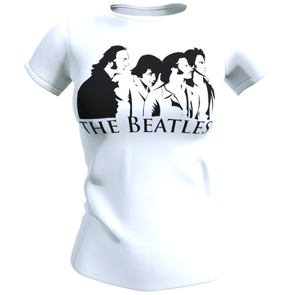 Polera Mujer The Beatles - Grupo (100% algodón)